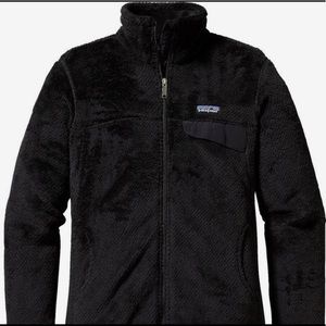 Women’s Black Zip-up Patagonia Jacket XL